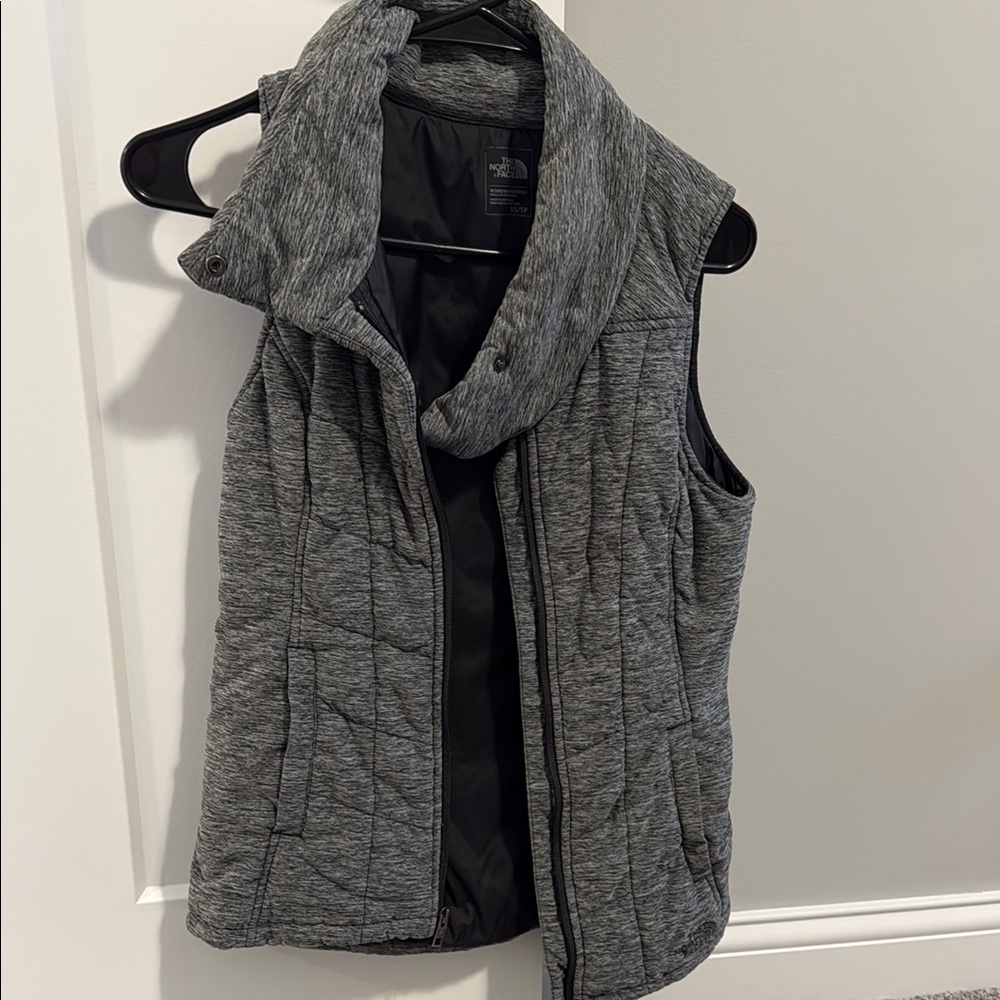 The North Face Women's Gray Quilted Vest